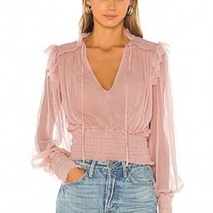 Free People Twyla Top in Dusty Mauve